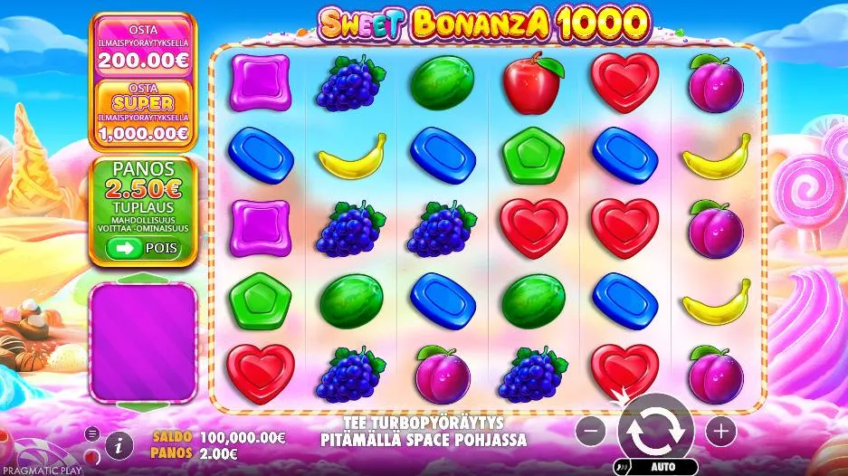 Pragmatic Play &ndash; Sweet Bonanza 1000 -pelin kehitt&auml;j&auml;